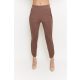 PANDORA gathered-waist detailed trousers (dark brown)