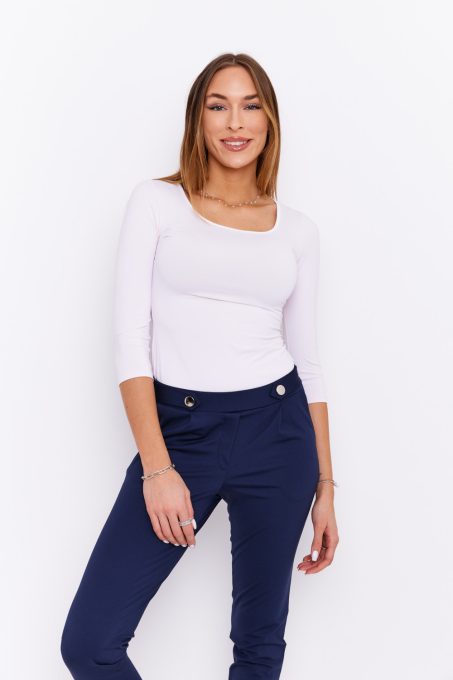 KOURTNEY Square-neck top