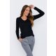 DANA women's pullover, knitted, V-neck with Tara x Viktori logo, Tara x Viktori, Young & Free Collection