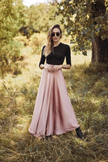 FEMME A-line long skirt