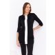 Aviva High-neck oversized tunic with zipper, Tara x Viktori