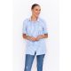 Boglarka women's shirt, tunic-shirt, oversized, collared, Tara x Viktori