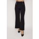 CINNIA High-rised wide-leg buttoned palazzo trousers royal blue