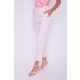 Ginevra női nadrág, egyenes szárú fazon, gombokkal és zsebekkel, rózsaszín, XL, Tara x Viktori, Curve Fashion