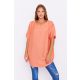 Larett women's tunic, round-neck, one-size, oversized tunic with pockets, Tara x Viktori, Curve Fashion