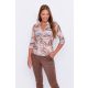 Pamplona women's top, V-neck with details, Tara x Viktori, Curve Fashion